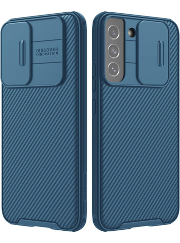 Funda Para Samsung Galaxy S22 - Azul + Protector De Camara