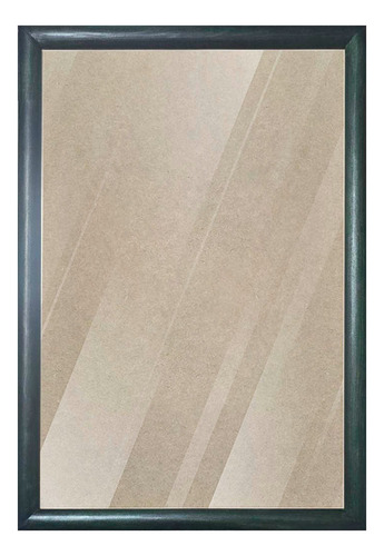 1 Marco De Madera Con Acrílico 60 X 85cm Todo Incluido Verde Ficus