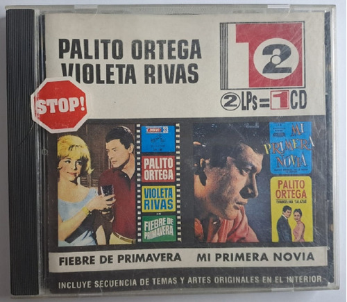 Palito Ortega Violeta Rivas Cd Original Año 1995 (Reacondicionado)