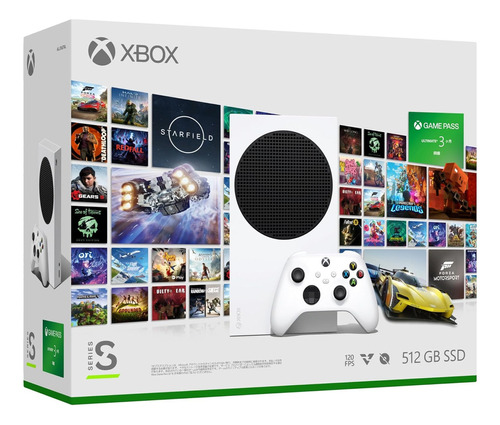 Microsoft Xbox Series S + 3 Meses Gamepass Ultimate Color Blanco