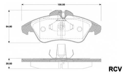 Balatas Disco Del Para Mercedes Benz Sprinter 316  2003