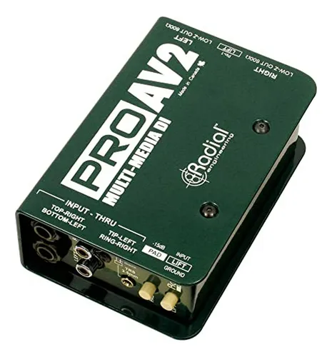 Caja Directa Estéreo Radial Engineering Proav2