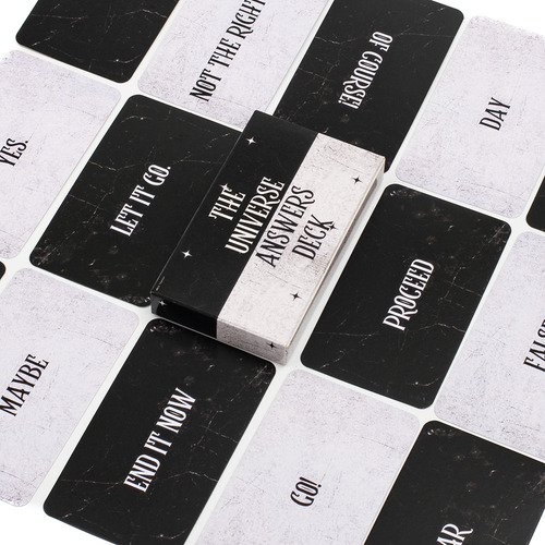 Juego De Cartas Con Palabras Con Mensajes The Universe Answe