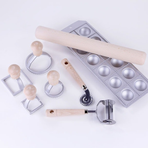 Kit de fábrica de pasta Eppi para ravioles y cappelletti, 8 piezas