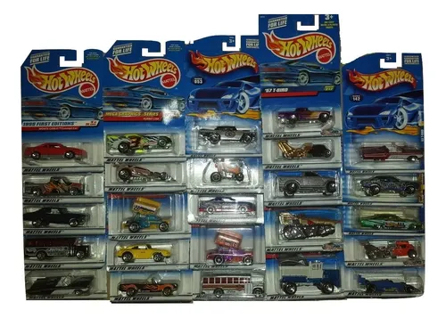 Hot Wheels 25-car Pack Toy Vehicle Set Red | MercadoLivre