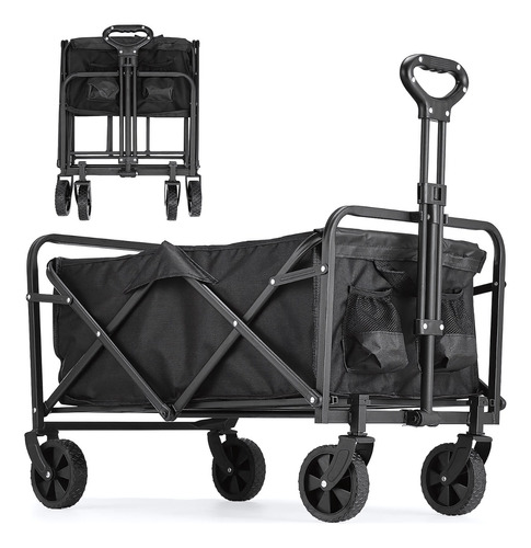 Carrito Vagón Plegable Portátil Multiusos Resistente Cámping