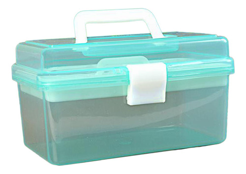 Organizador De Suministros Para Manualidades, Caja De Verde