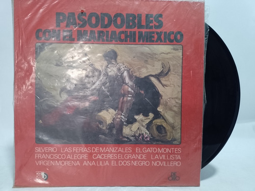 Disco Lp Pasodobles Con El Mariachi Mexico