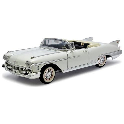 1958 Cadillac Eldorado Biarritz Branco - 1:18 - Yat Ming