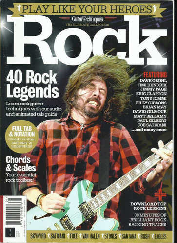 Tecnica Guitarra Coleccion Definitiva Revista Rock Numero