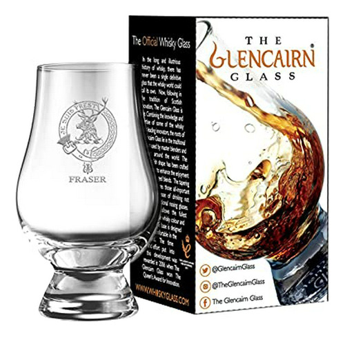 Vasos De Old Fashioneds, Clan Fraser Copa De Whisky Glencair