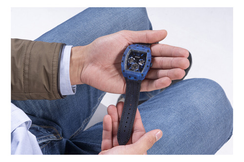 Relojes Caballero Marca Guess Original Phoenix Color De La Correa Azul Color Del Bisel Azul Color Del Fondo Azul