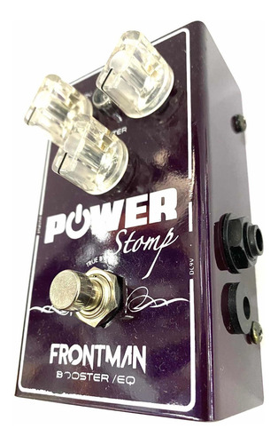 Pedal Guitarr Power Stomp Frontman Booster Novo Original