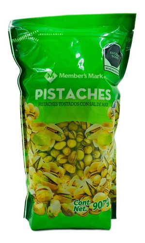 Pistaches Tostados Con Sal De Mar Marca Member's Mark 907 G