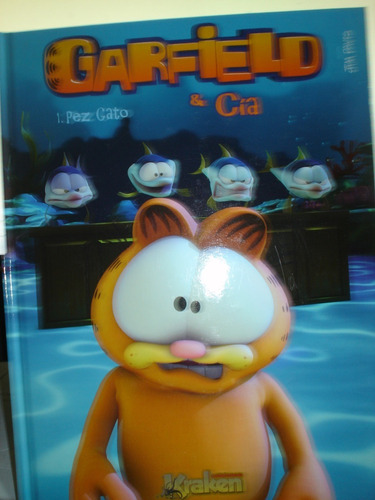 Garfield & Cia 1 Pez Gato Libro Cuento Barrilete Animal 