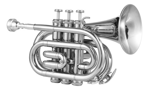 Instrumento De Trompeta Con Bolsillo En Si Bemol, Guantes De