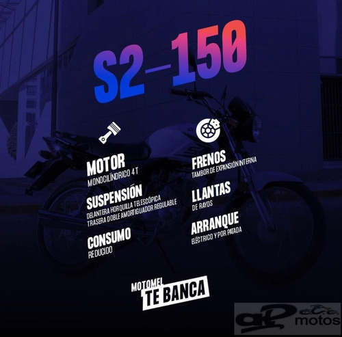 Imagen 2 de 15 de Motomel S2 Cg 150 Negra 0km 2022 Titan Urban Stratus Apmotos