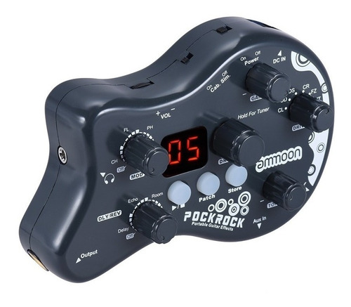 Pedal de efecto Ammoon PockRock negro