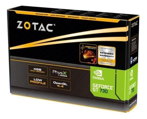 Zotac Geforce Gt 730 Zone Edition 4gb Ddr3 Pci Express 2.0 X