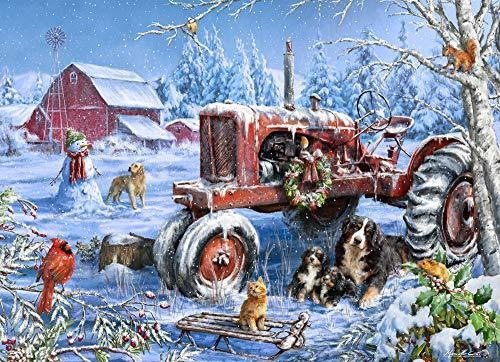 Rompecabeza - Christmas On The Farm Jigsaw Puzzle 1000 Pieza