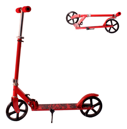 Monopatin Scooter Aluminio- Giro Didáctico Color Rojo