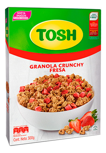 Tosh Cereal Granola Fresa 300 G