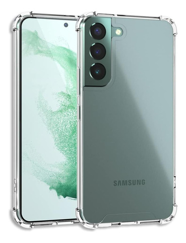 Funda Para Samsung Galaxy S22 Plus - Transparente Con Cor...