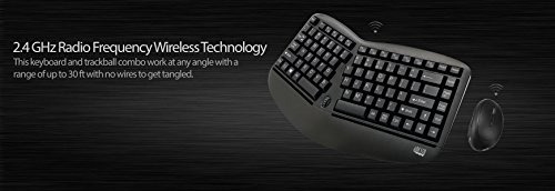 Teclado Y Ratón Inalámbricos Adesso Wkb-1150cb - Combo