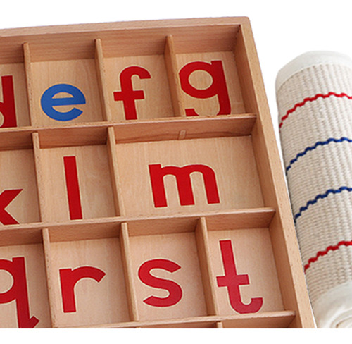 Niños Montessori Materiales Del Alfabeto Movibles Idioma