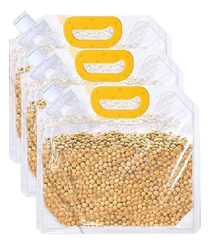 Aleissi 3pz Bolsas Almacenamiento Alimentos Antiderrames 5k