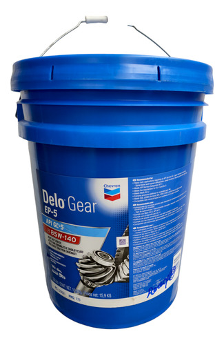 Chevron Delo Gear 85w140 Lubricante Transm Estandar Engranes