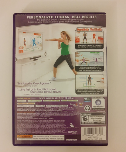 Your Shape Fitness Evolved Xbox 360 Original Completo