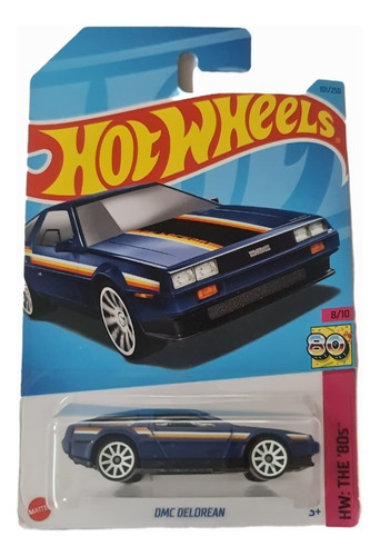 Hot Wheels Dmc Delorean Azul Matte 1:64