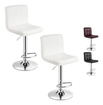 Comprar Set 2 Bancos Altos Cocina Barra Desayunador Bar Ajustable