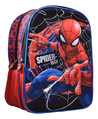 Maleta Escolar Poliéster Impermeable 3d Spiderman 