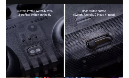 Control 8 Bitdo Pro 2 Transparente Switch, Pc, Android