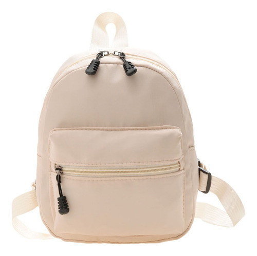 Mochila For Mujer, Color Liso, Estilo Preppy, For