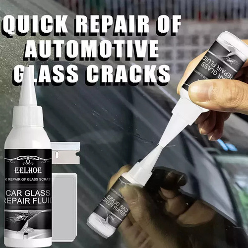 ! Líquido Reparador De Vidrios Para Reparar Grietas En