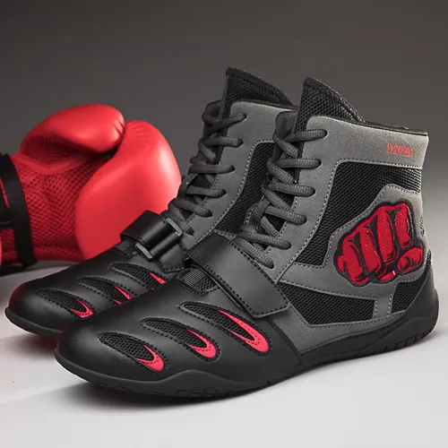 L Zapatos De Boxeo Profesionales Y Botas De Lucha Libre