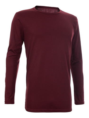 Imagen 2 de 9 de Remera Hombre Manga Larga Modal Lisa Basica Pack X 4 Surtido