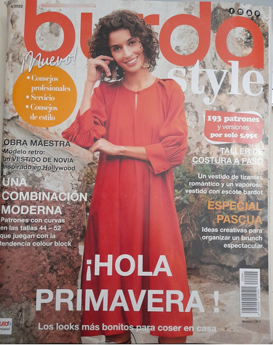 Revista Burda Style Varias Ediciones Moldes Costura Parrones