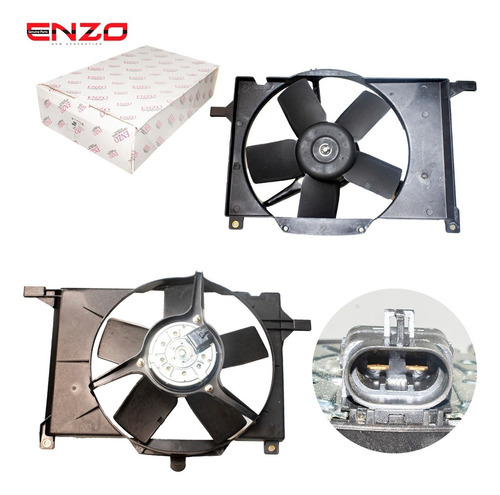 Electro Ventilador Gm Corsa Completo 5 Aspas