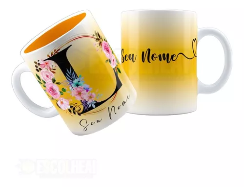 Caneca Personalizada Com Inicial + Nome - Todas Os Nomes - sublime -  Canecas - Magazine Luiza