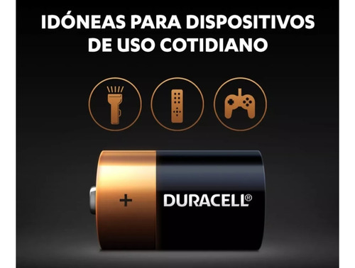 Pilas Alcalinas Duracell D2 1500 Mah X2 Unidades