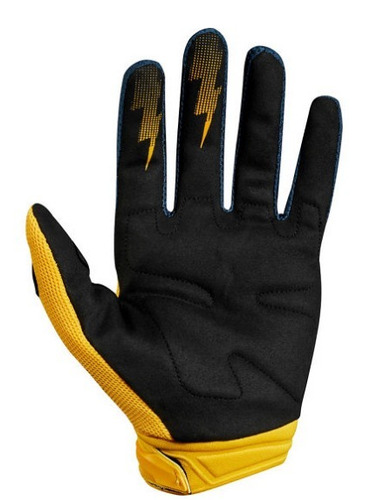 Imagen 2 de 5 de Guantes Dirtpaw Navy Amarillo Motocross Atv Moto Fox Juri