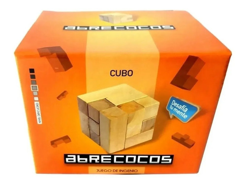 Imagen 1 de 6 de Juego De Ingenio De Madera Abrecocos Cubo Playking