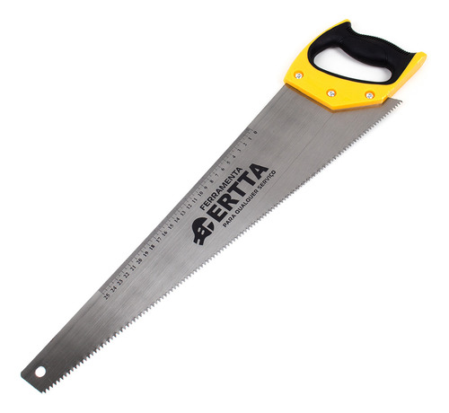Serrote Aço Cabo Emborrachado 58cm Para Drywall Carpintaria