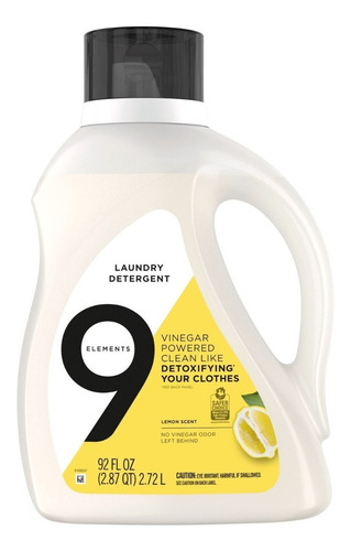 Detergente Vegetal 9 Elements Lemon 2,7 Litros