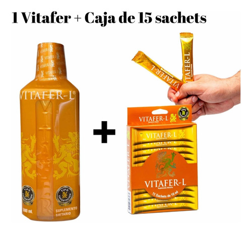 Vitafer L Energizante + 15 Sachets De 1 - mL a $140