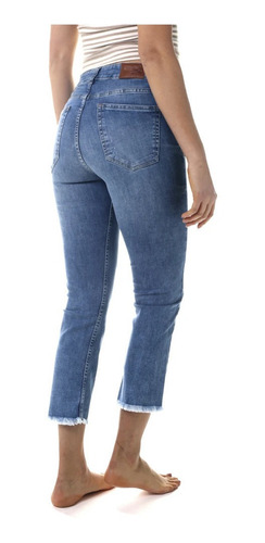 Jean Rusty Mujer Straight Slim